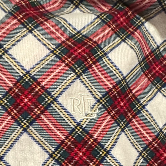 Ralph Lauren Red and Black Plaid Kids Pajama Set - Picture 3 of 14